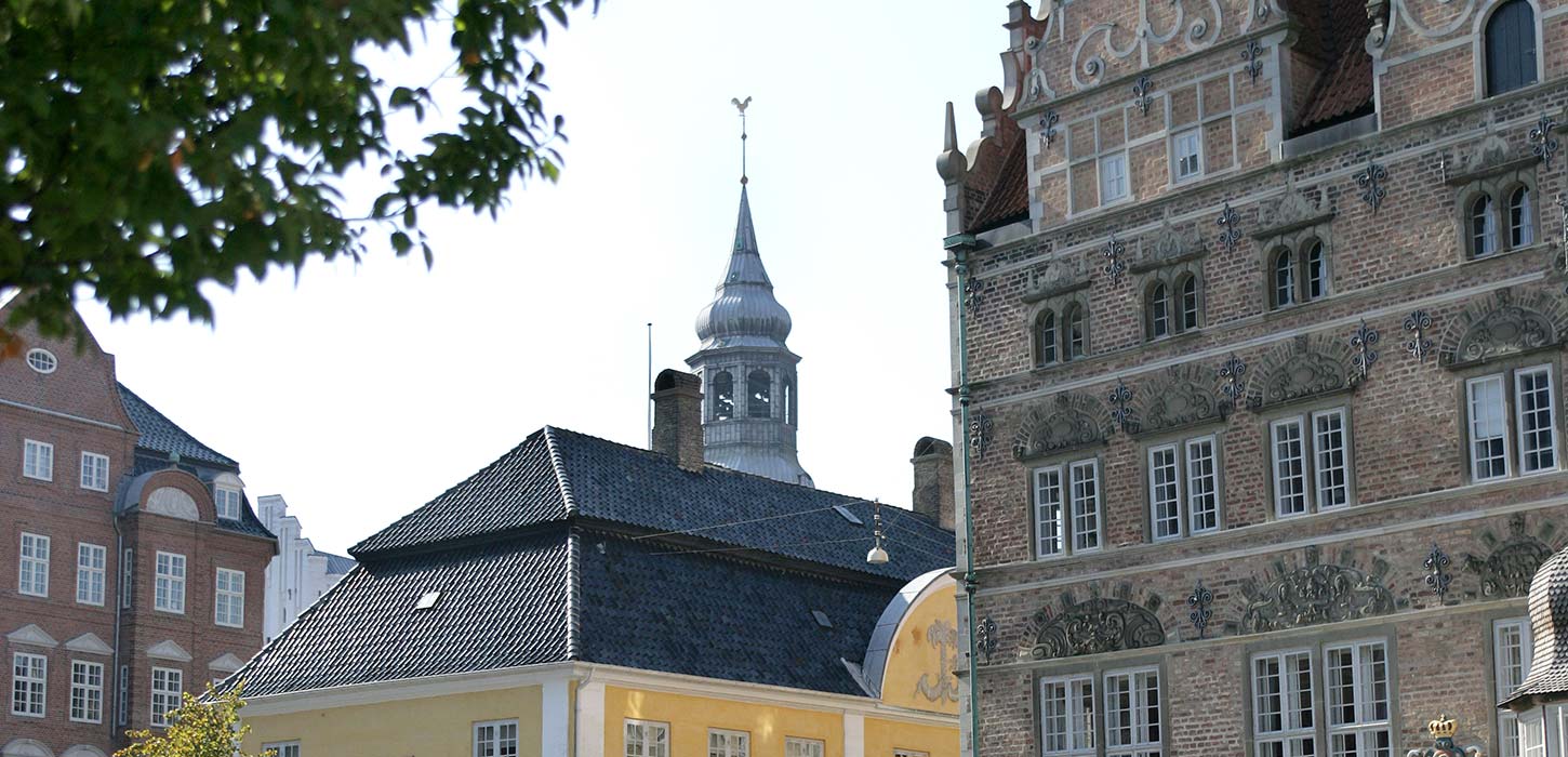 Jens Bang's House, Aalborg Town Hall and Budolfi Church