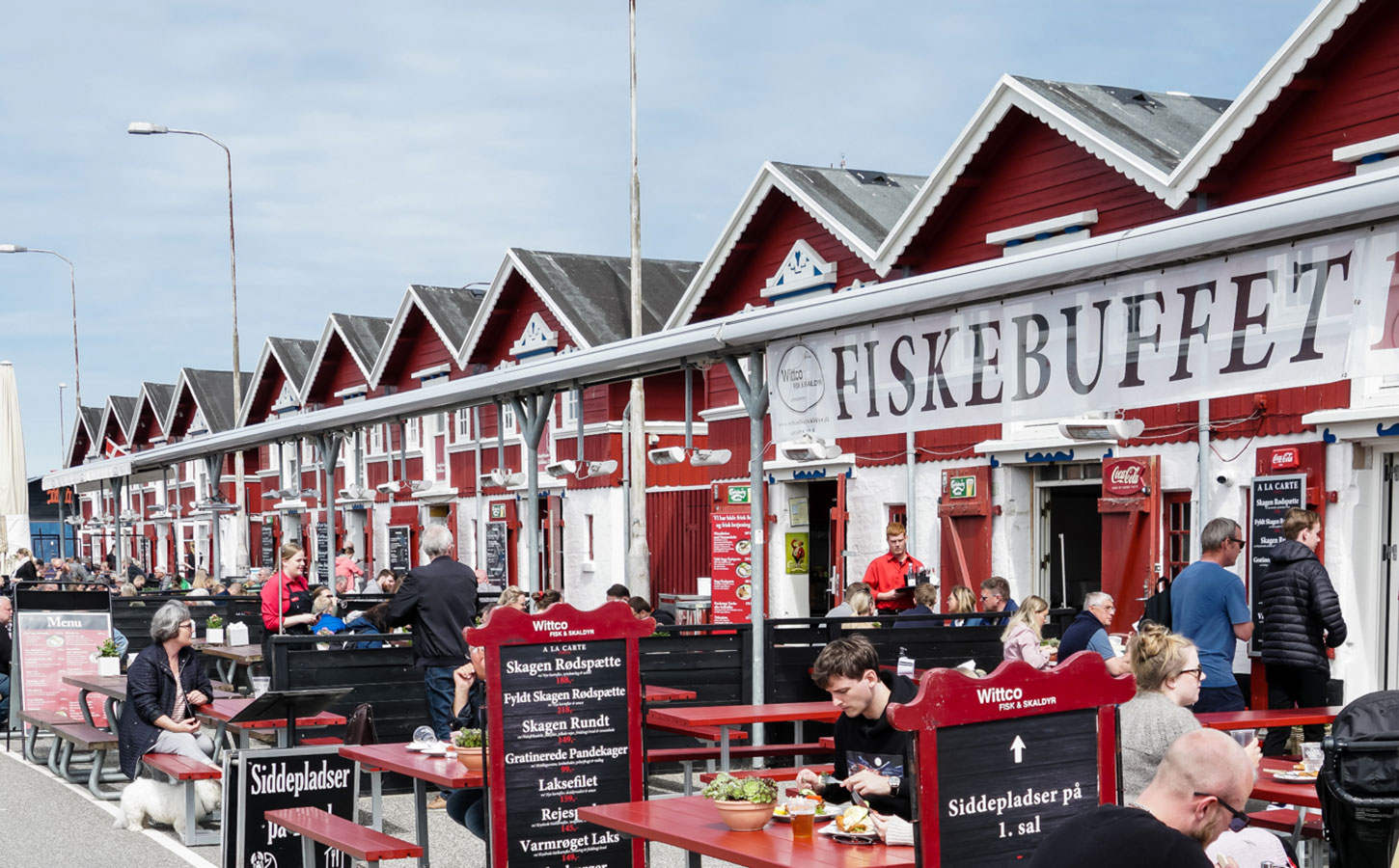 Stemning på Skagen Havn