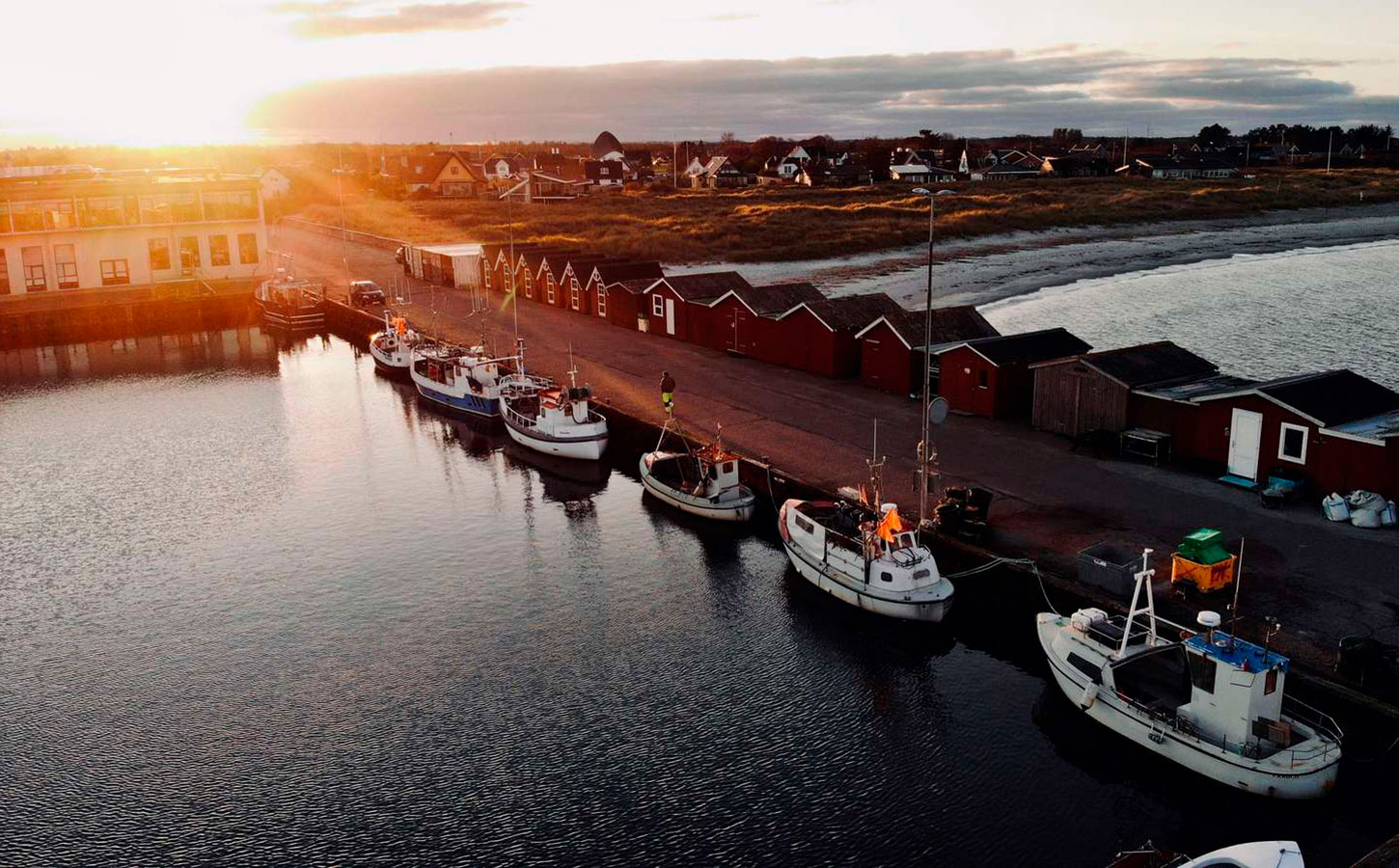 Strandby havn i Nordjylland