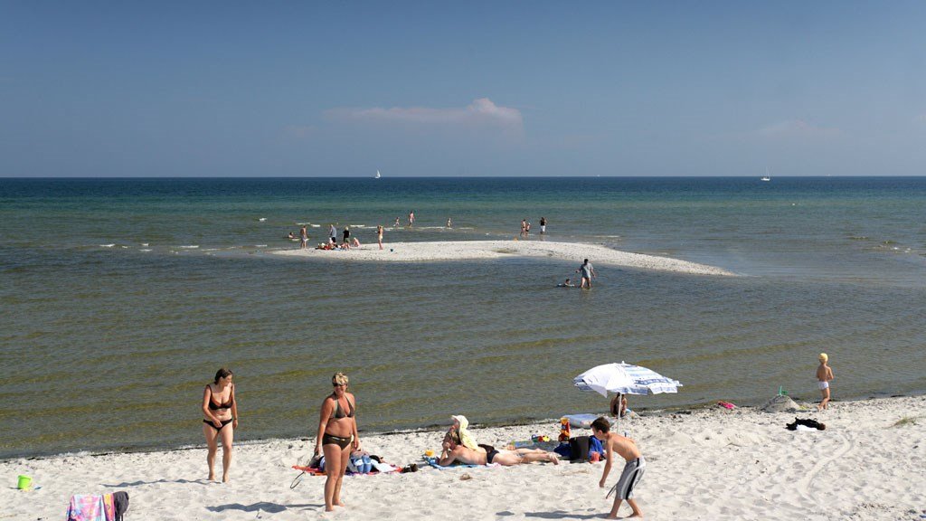 Bisnap Strand om sommeren