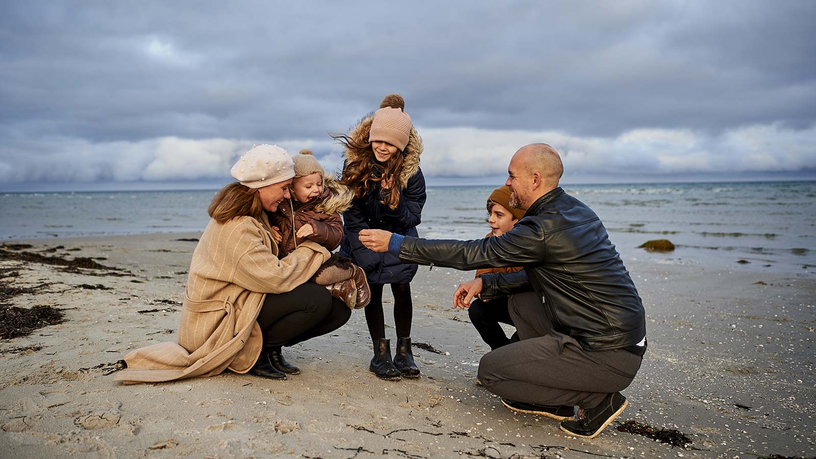Efterår på stranden