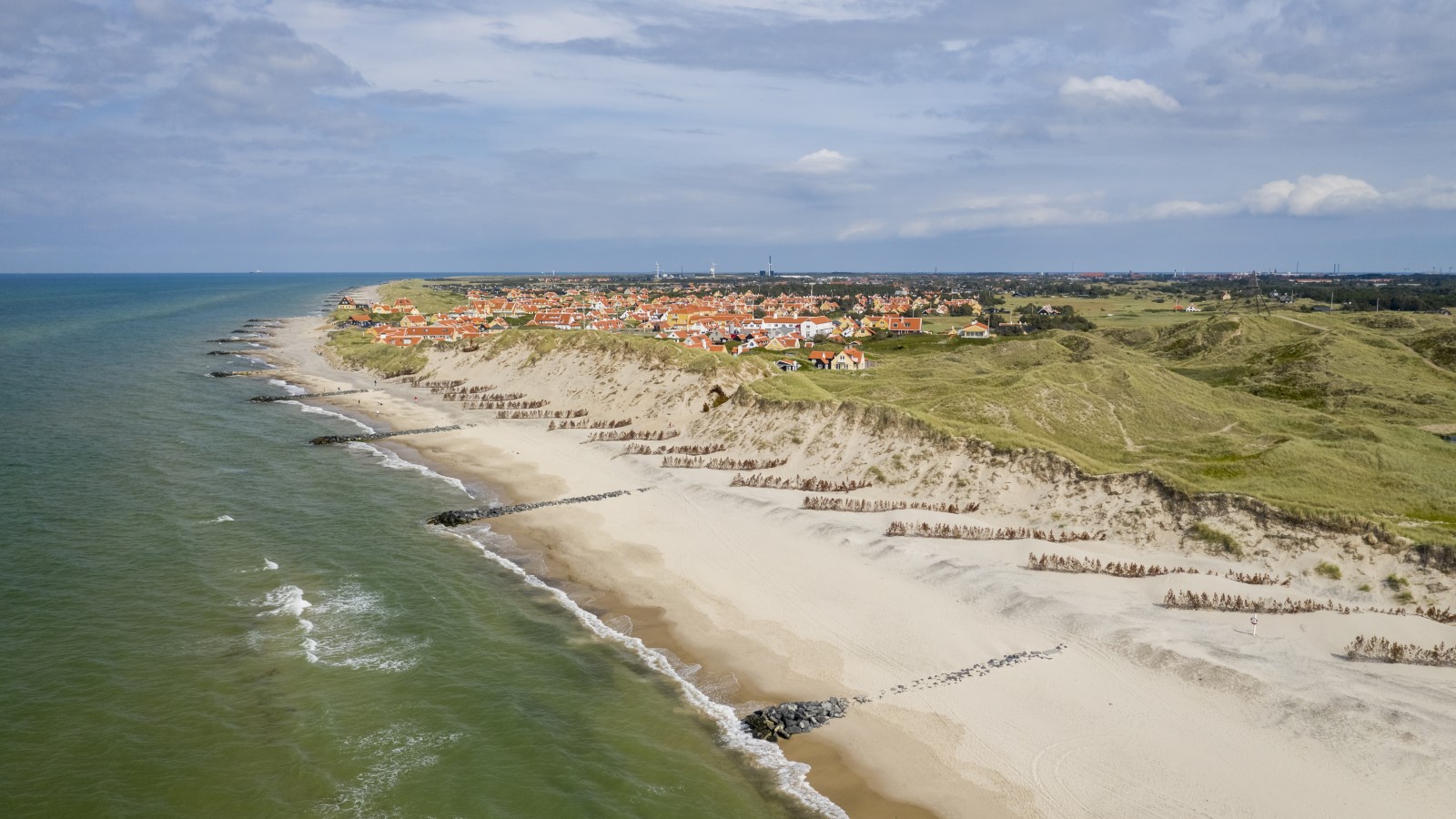 Skagen set fra kysten