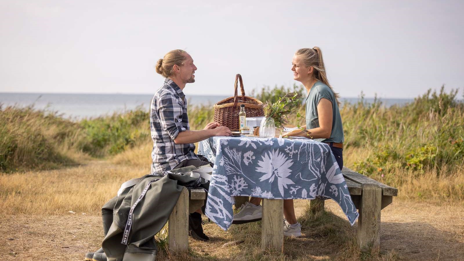 Par på picnic på Læsø