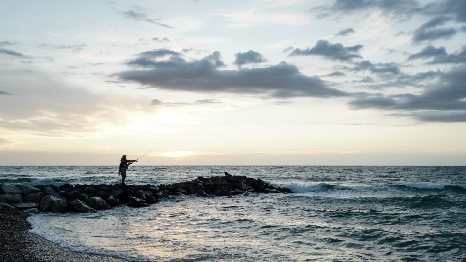 Lystfisker ved Skagen