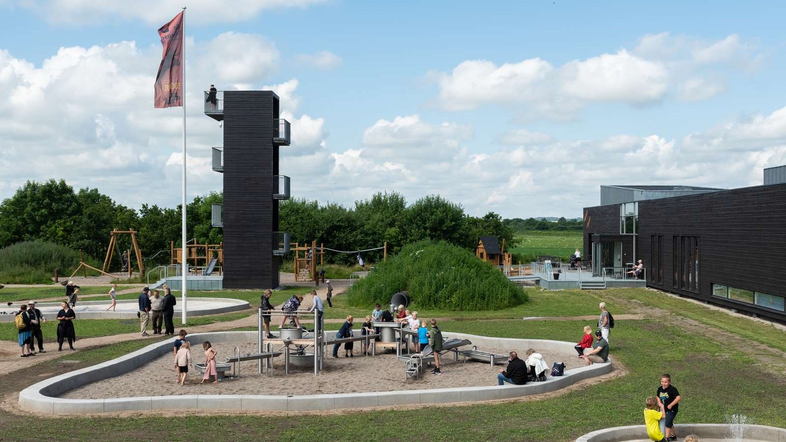 Legepladsen ved Lille Vildmose Centret