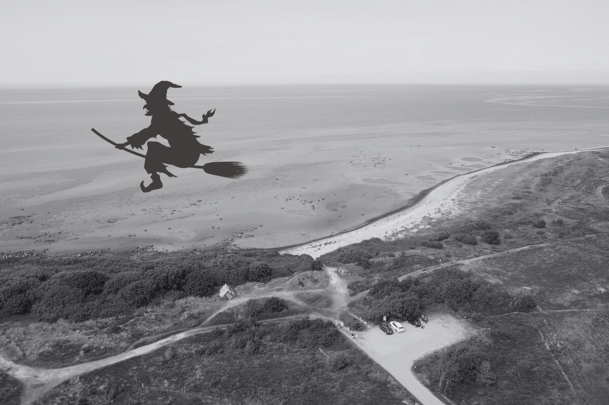 Læsø strand med heks 