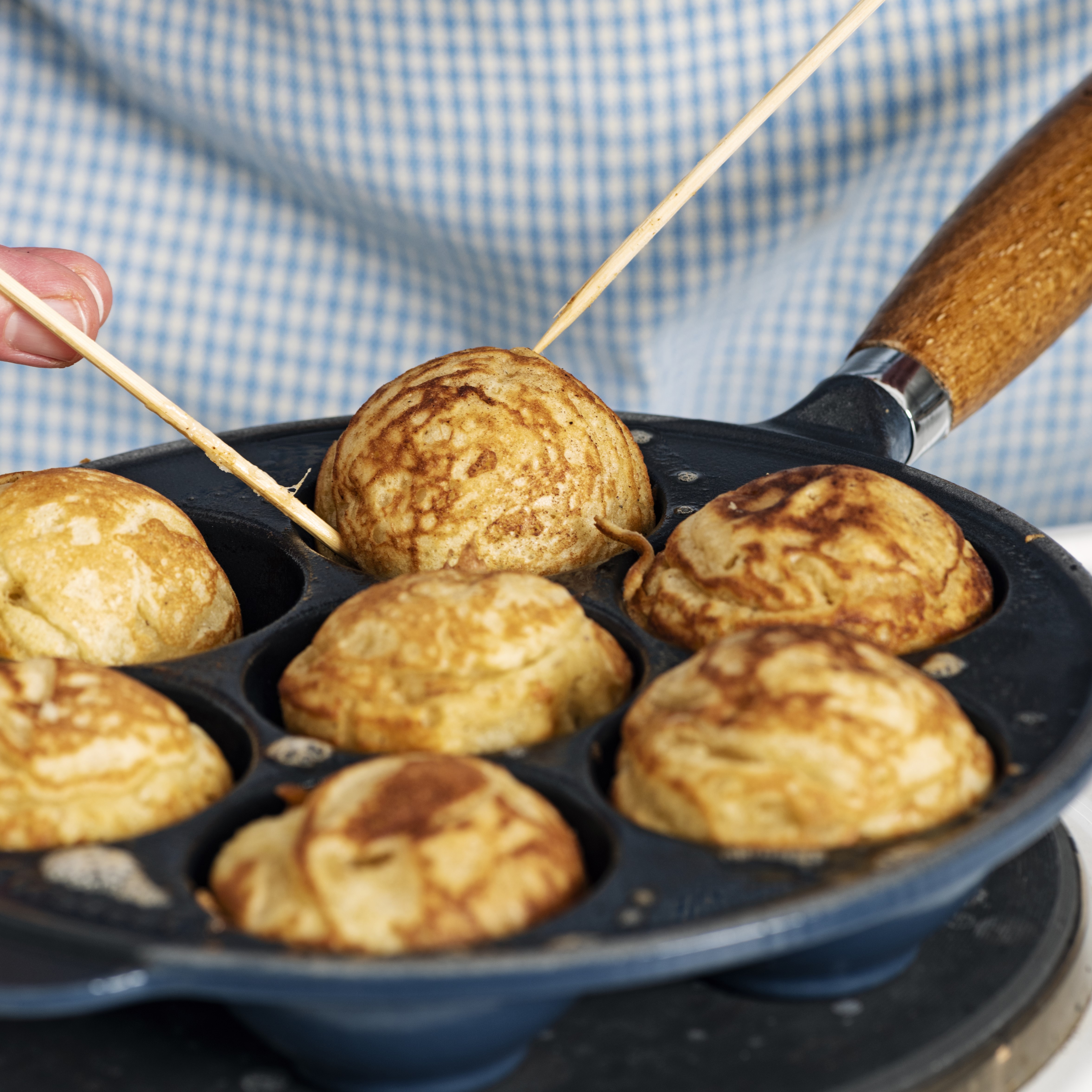 hjemmelavet æbleskiver