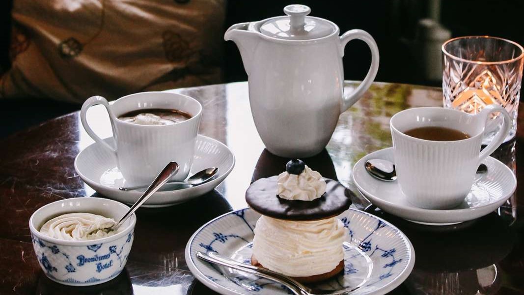 Varm kakao på Brøndums Hotel