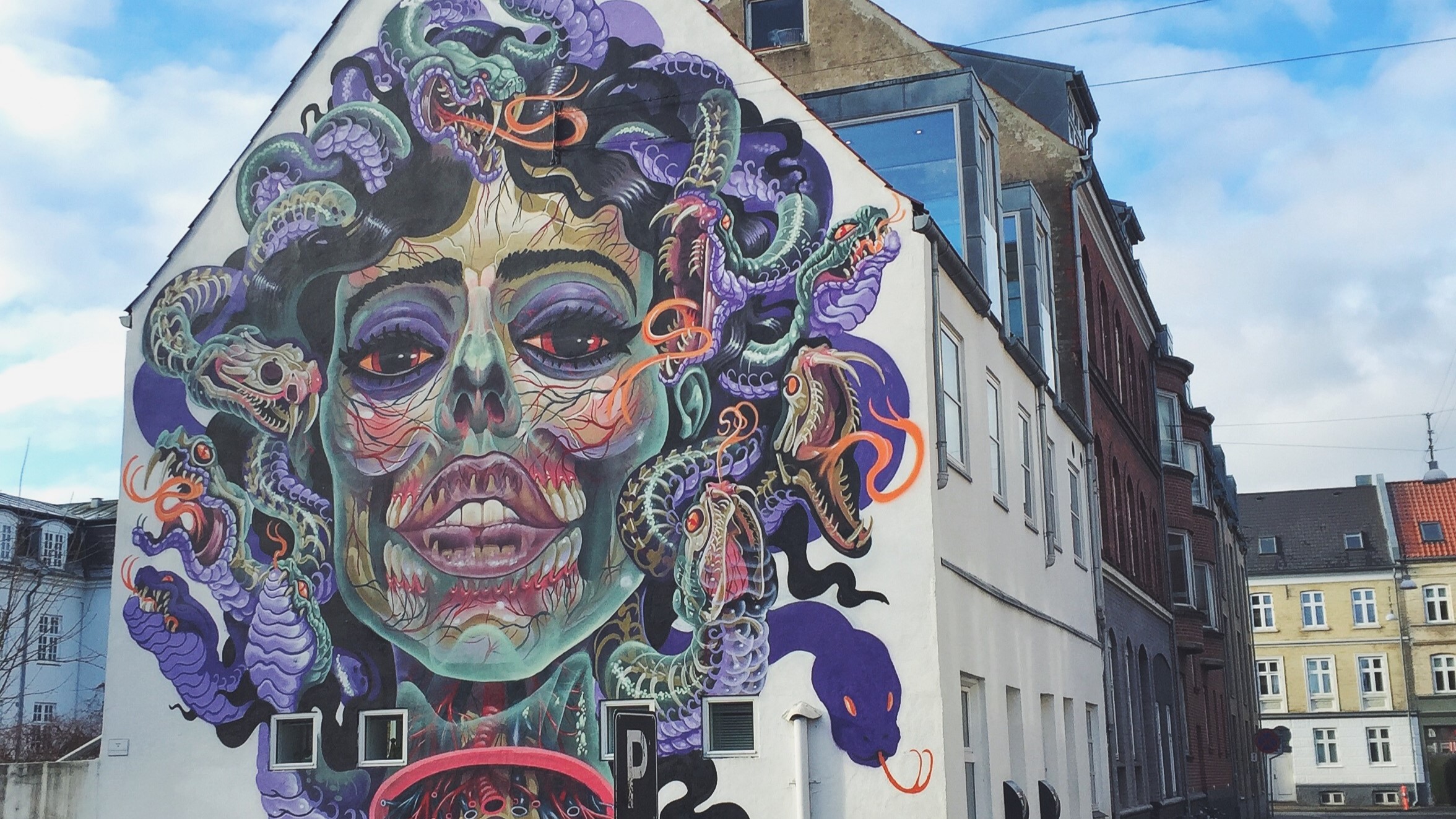 Street Art i Reberbansgade by Nychos