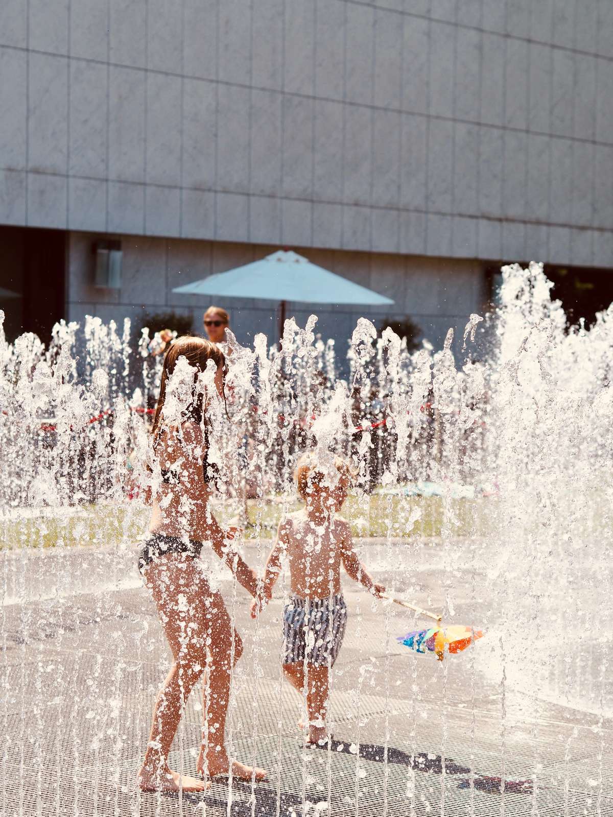 Springvandet i Skulpturparken Kunsten