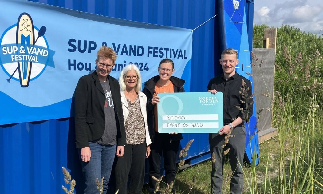 Nordjysk SUP- og Vandfestival modtager flot donation