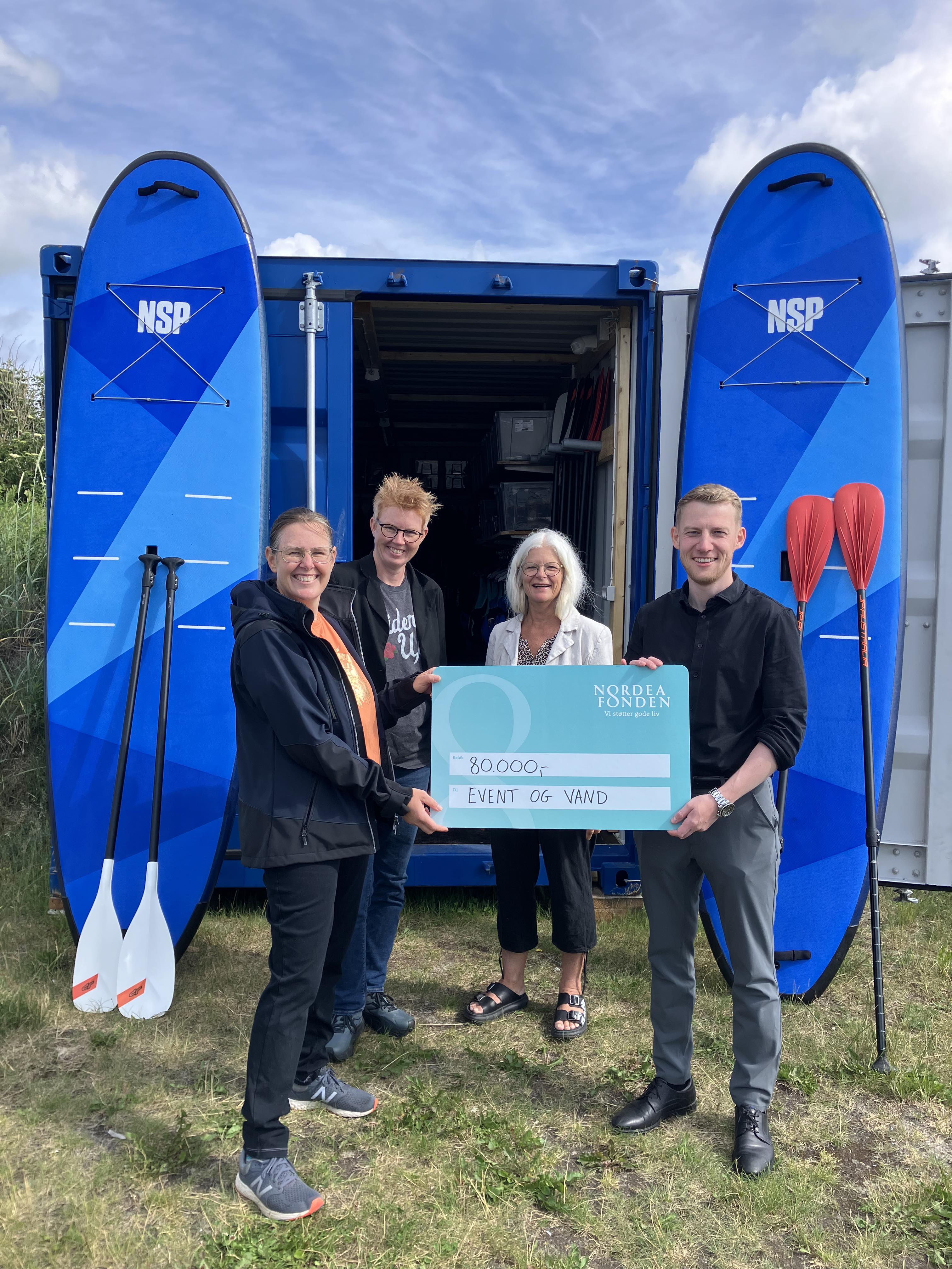 Nordjysk SUP- og Vandfestival modtager flot donation fra Nordea-fonden
