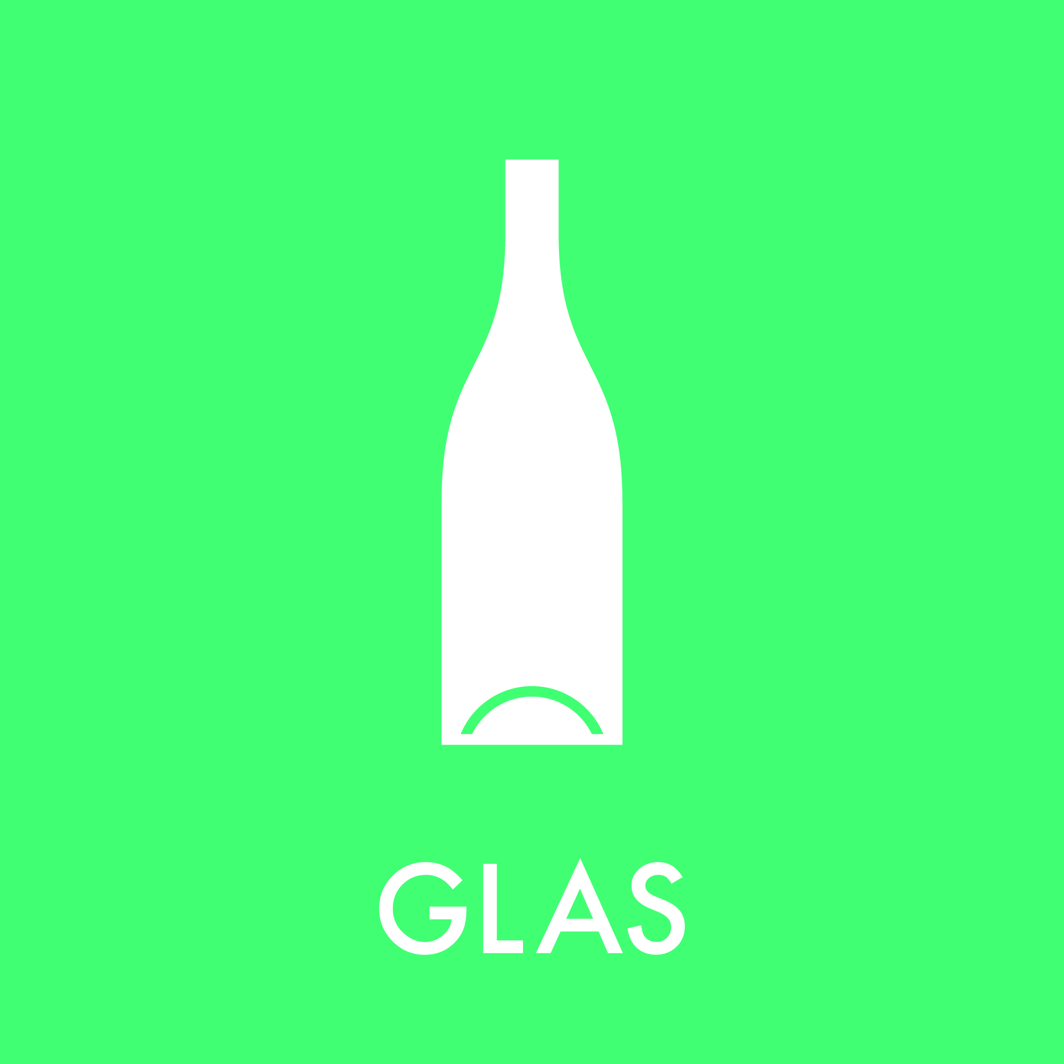 Glasaffald