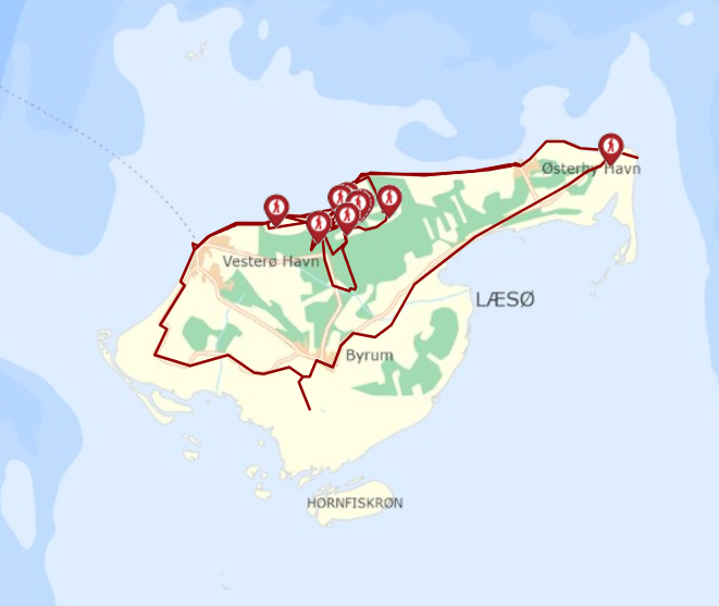 Læsø vandreruter