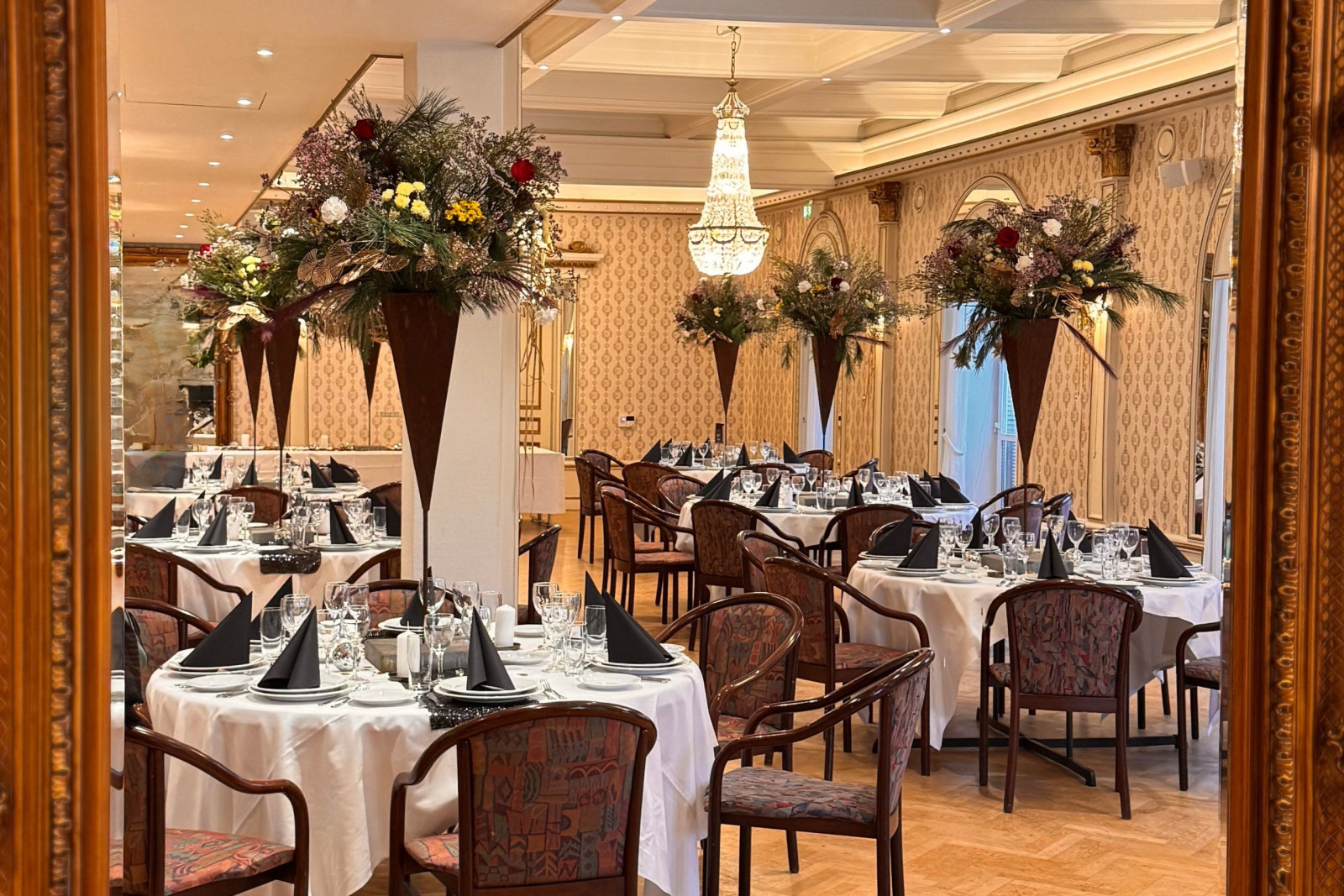 Der er pyntet op til juleaften på Helnan Phønix Hotel