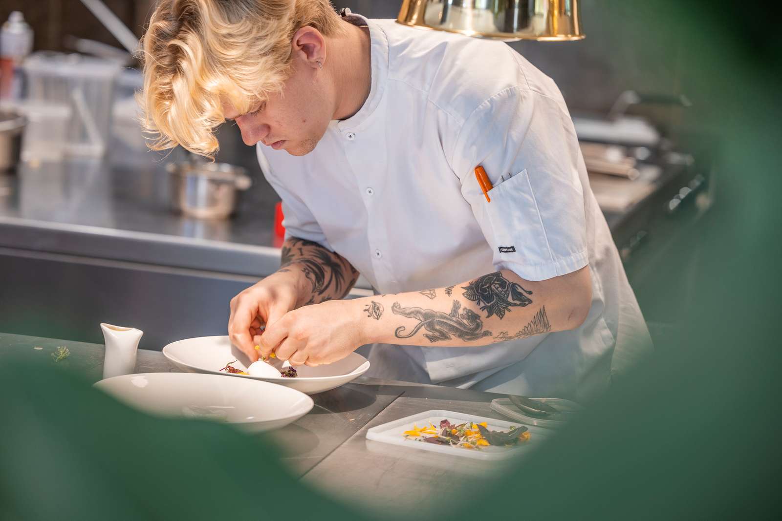 Kok på restaurant Textur