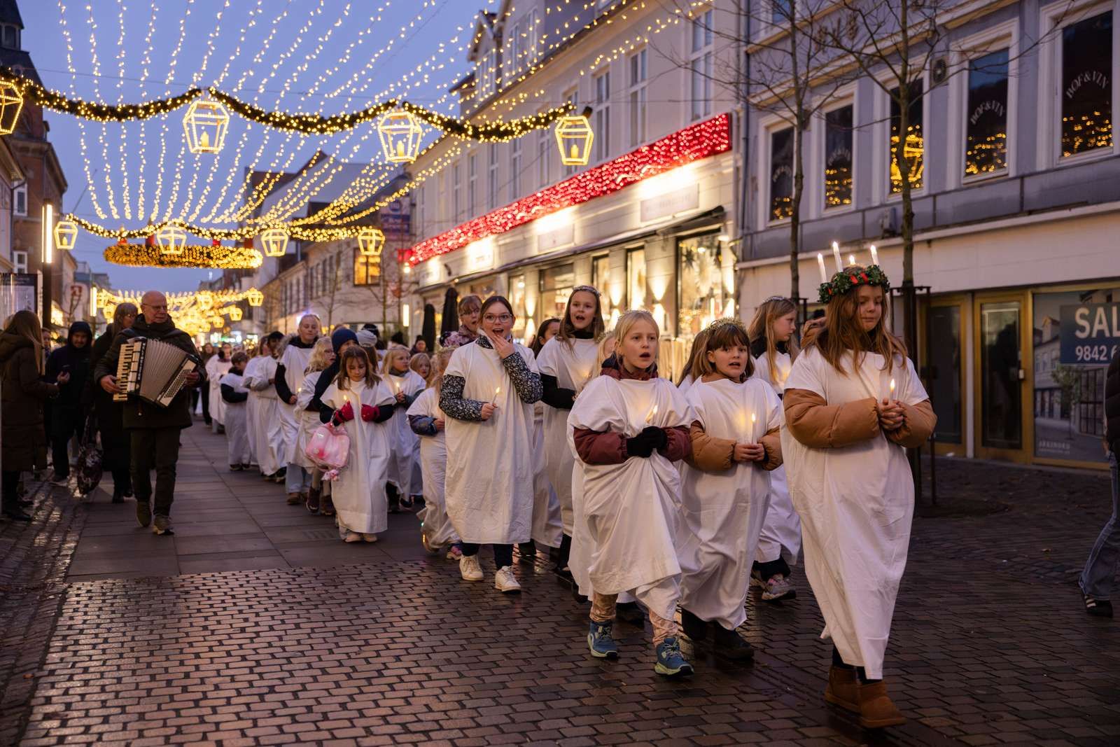 Luciaoptog i Frederikshavn