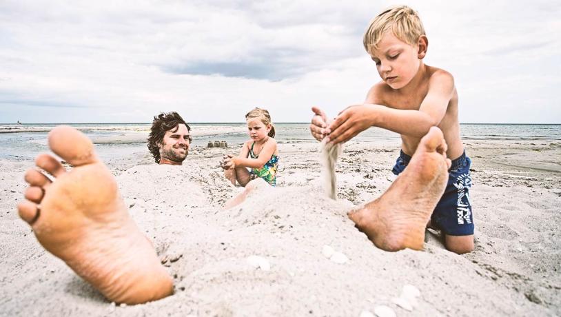 Fun at the beaches at the Kattegat Coast