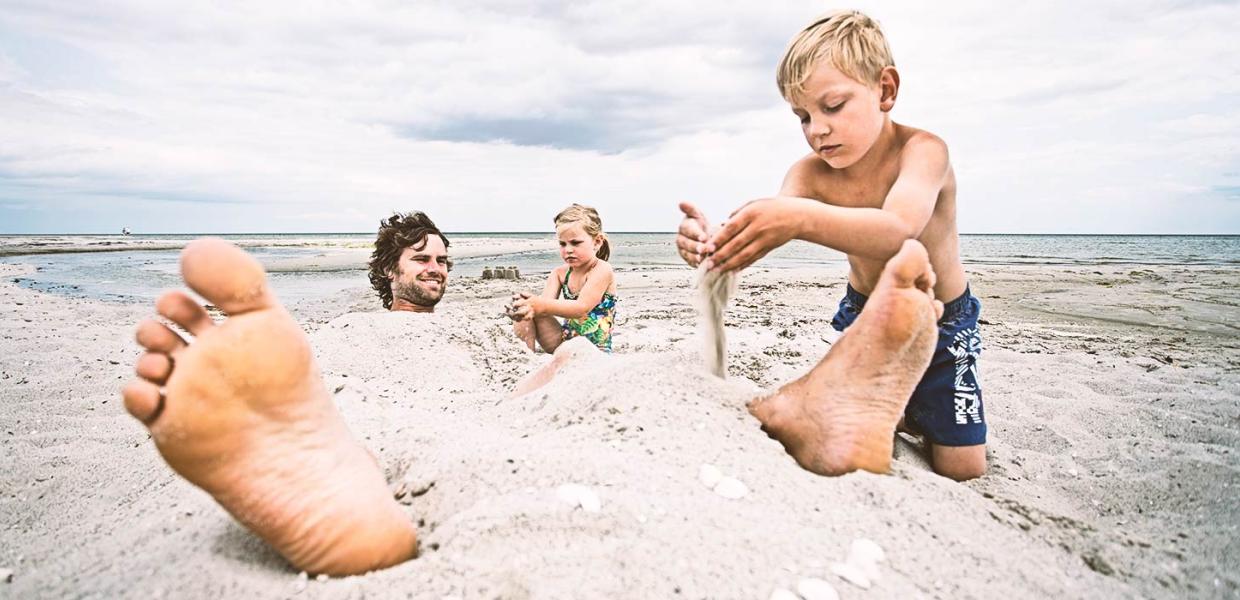 Fun at the beaches at the Kattegat Coast