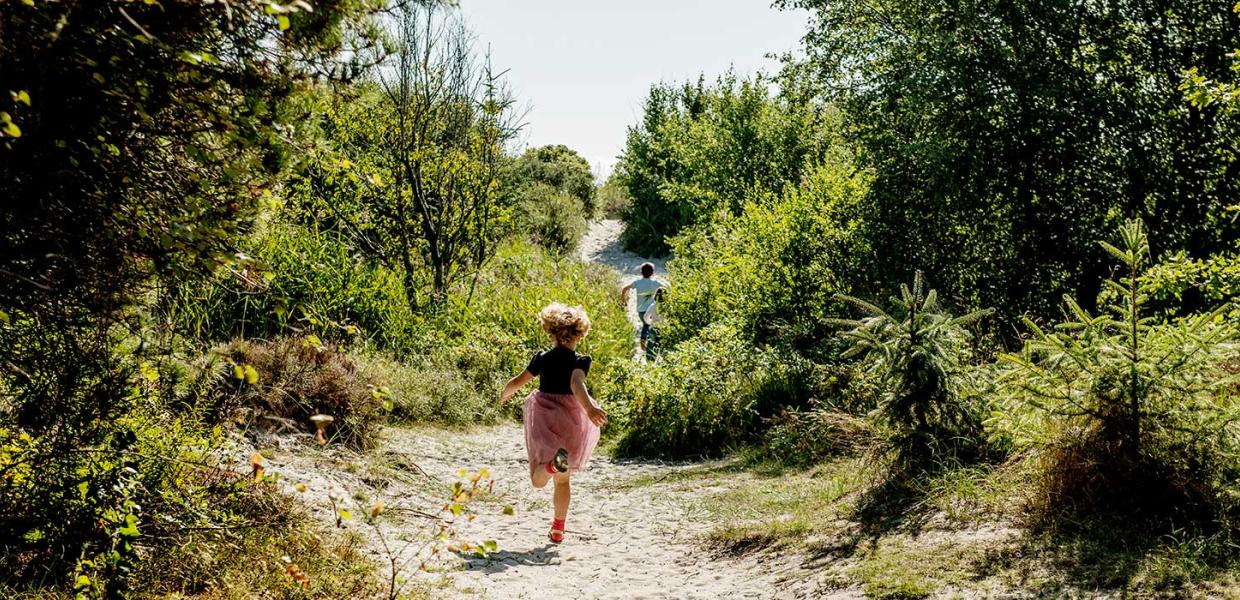 Children at the beach