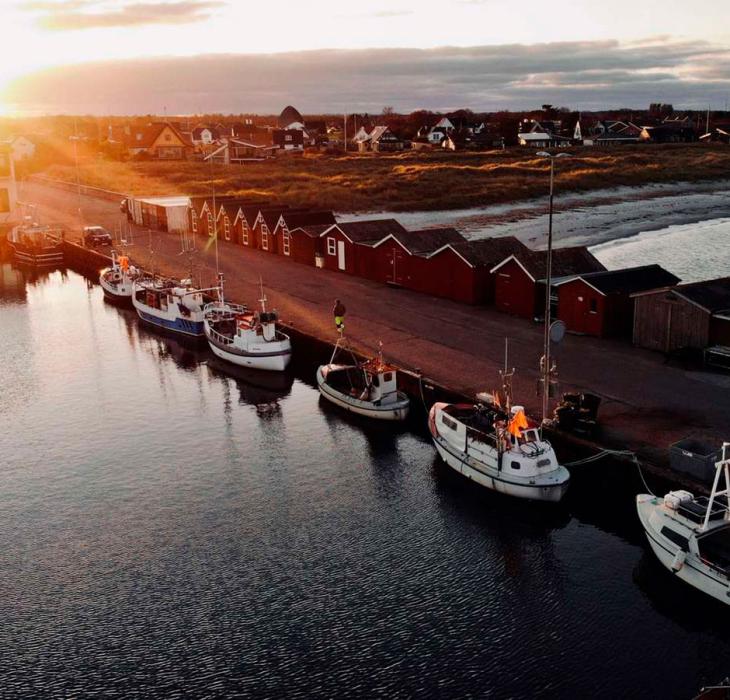 Strandby havn i Nordjylland